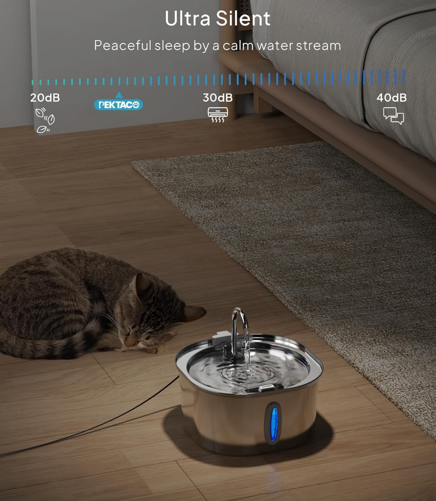SippyPaws 2.2L Smart Pet Fountain