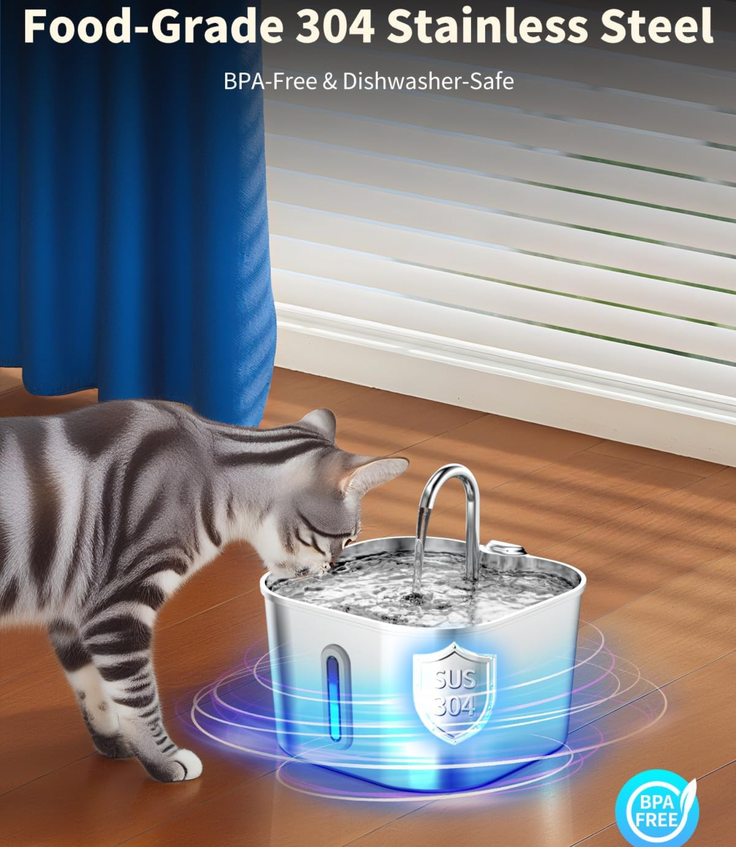 SippyPaws 2.2L Smart Pet Fountain