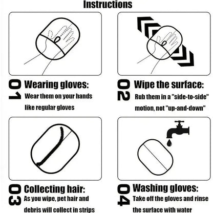 SIPPYPAWS™ Premium Pet Hair Removal Glove